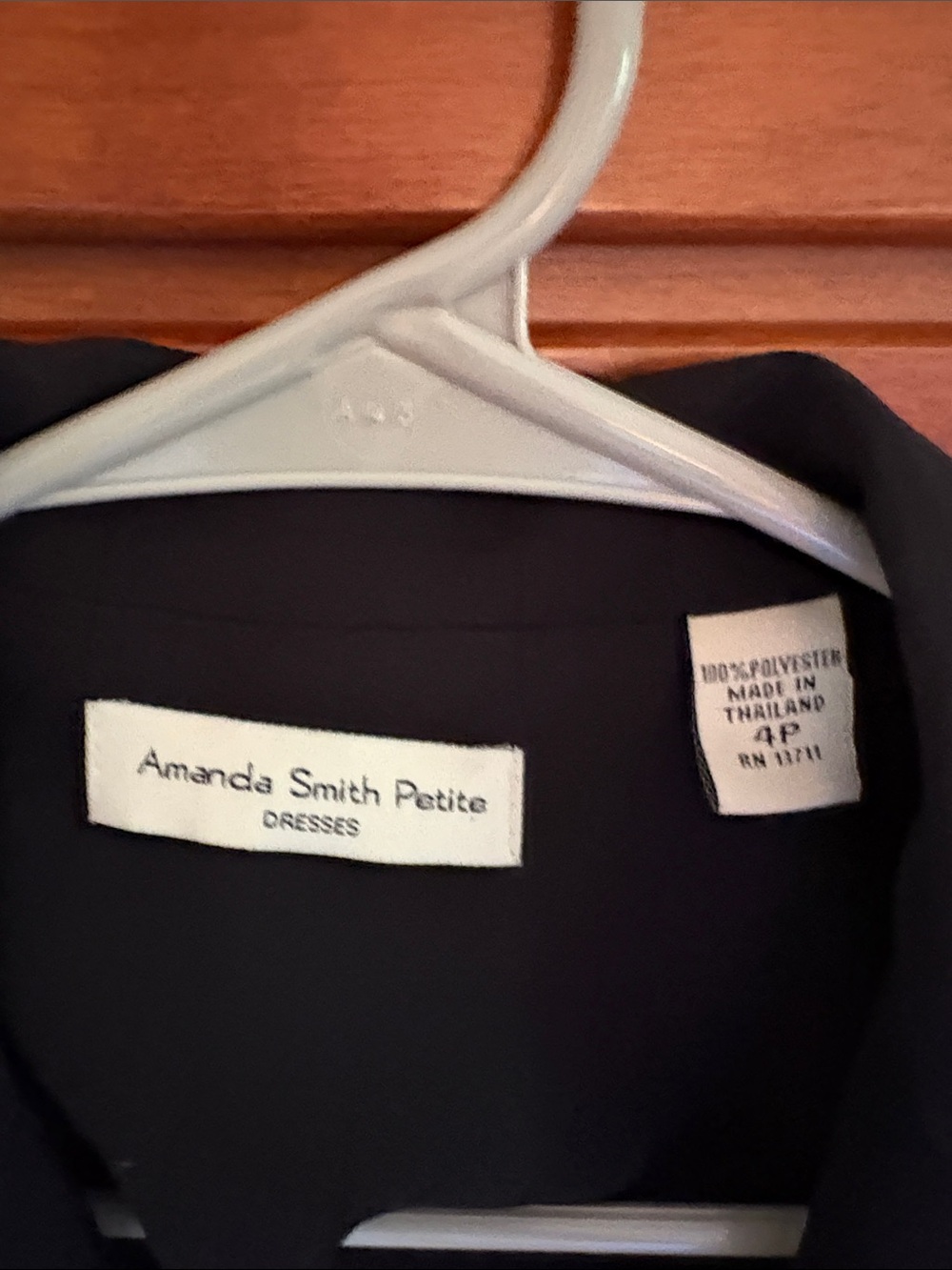 Amanda Smith Black Blazer with White Topstitch Detailing - Picture 2 of 5